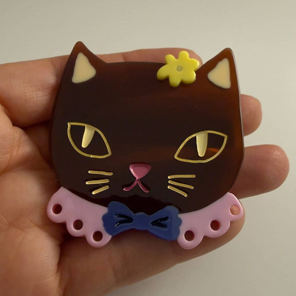 Chat Au Chocolat Hair Clip