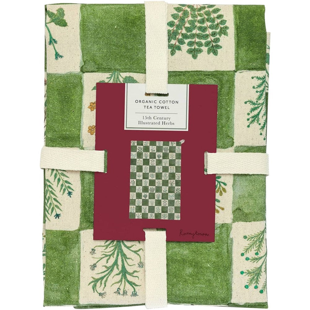 Tea Towel - 15th Century Illustrated Herbs