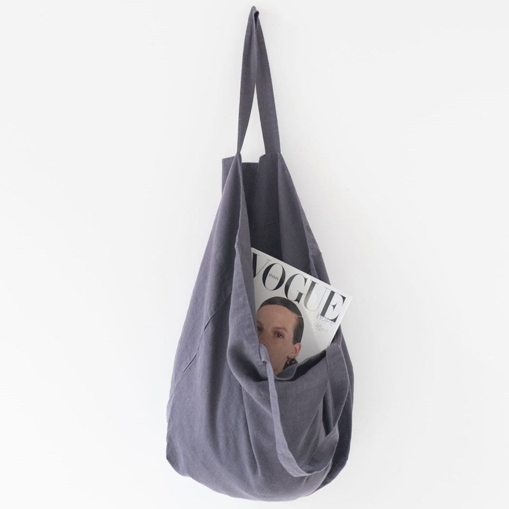 Linen Big Bag - Dark Grey