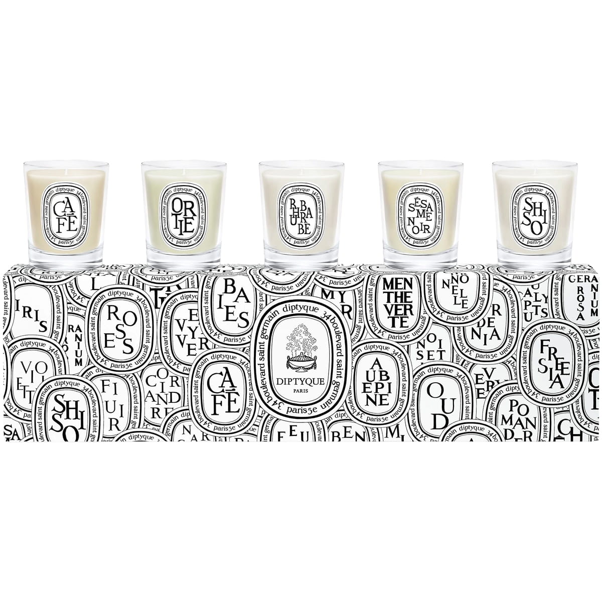 Limited Edition Set of Five Mini Candles